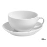 TAZZA LATTE PORCELLANA PIATTINO 220ML