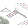 SET 3 PERCHAS PLASTICO 3 COLORES SURT CLARAS