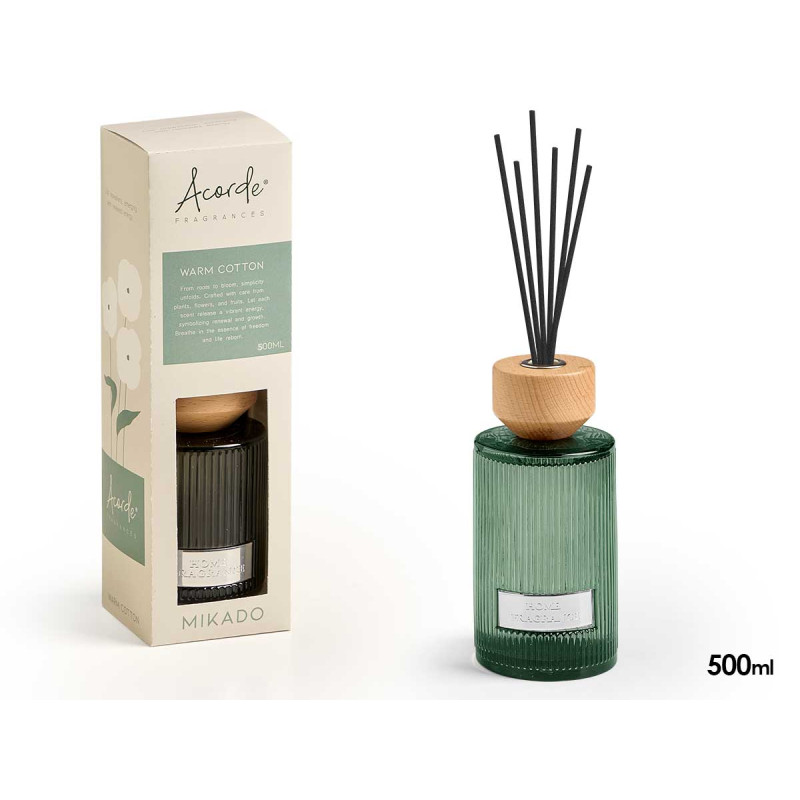 MIKADO ROND 500ML WARM COTTON