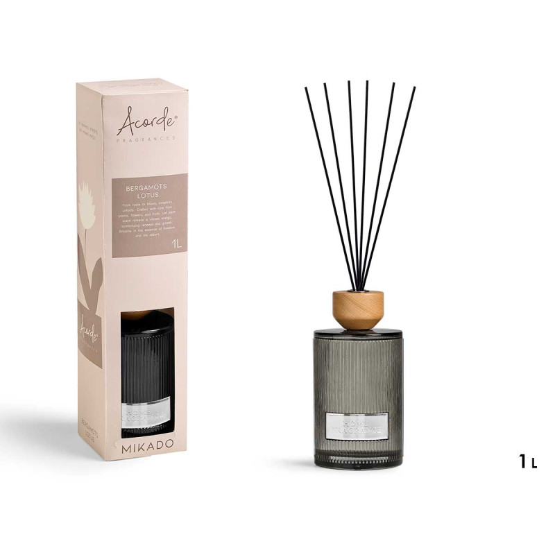 MIKADO REDONDO 1000ML BERGAMOTS LOTUS