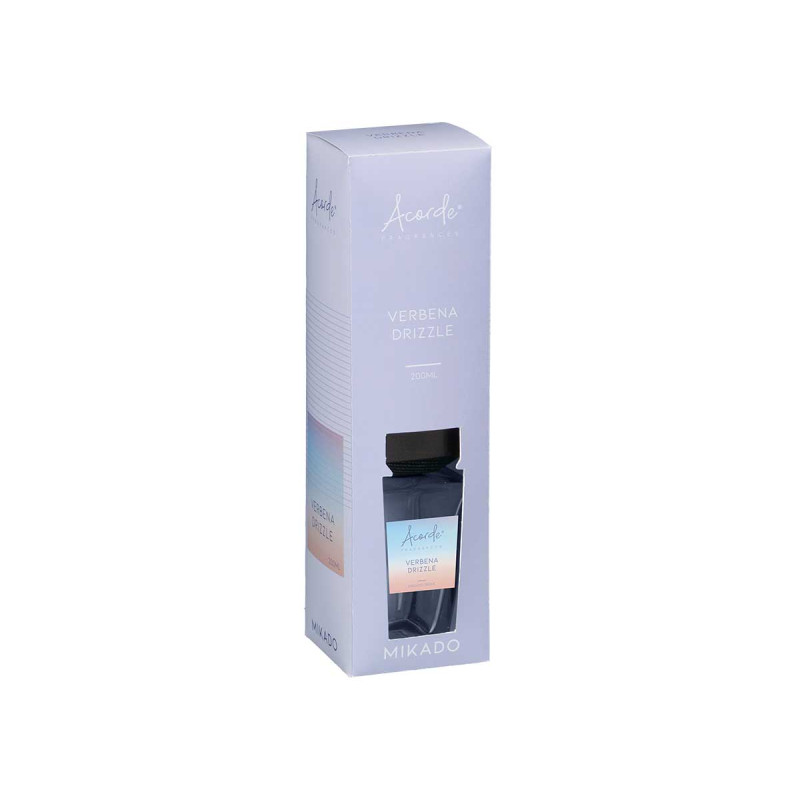 MIKADO CUADRADO 200ML VERBENA DRIZZLE