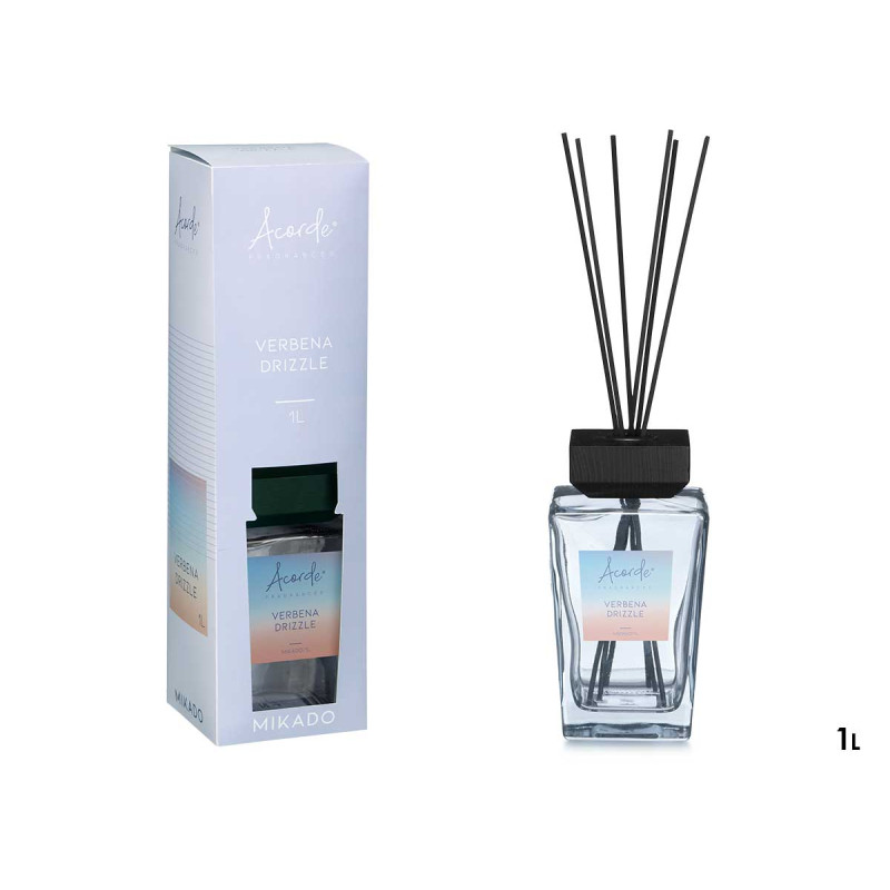 MIKADO CUADRADO 1000ML VERBENA DRIZZLE 