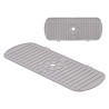 PORTASPUGNA SILICONE GRIGIO ATTACCO RUBINETTO
