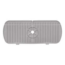 PORTE-ÉPONGE SILICONE GRIS POUR ROBINET