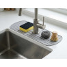 PORTE-ÉPONGE SILICONE GRIS POUR ROBINET