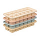 ICE CUBE TRAY 12 CUBES SILICONE ASRT 4 COL