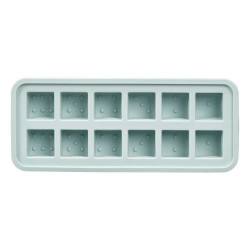 ICE CUBE TRAY 12 CUBES SILICONE ASRT 4 COL