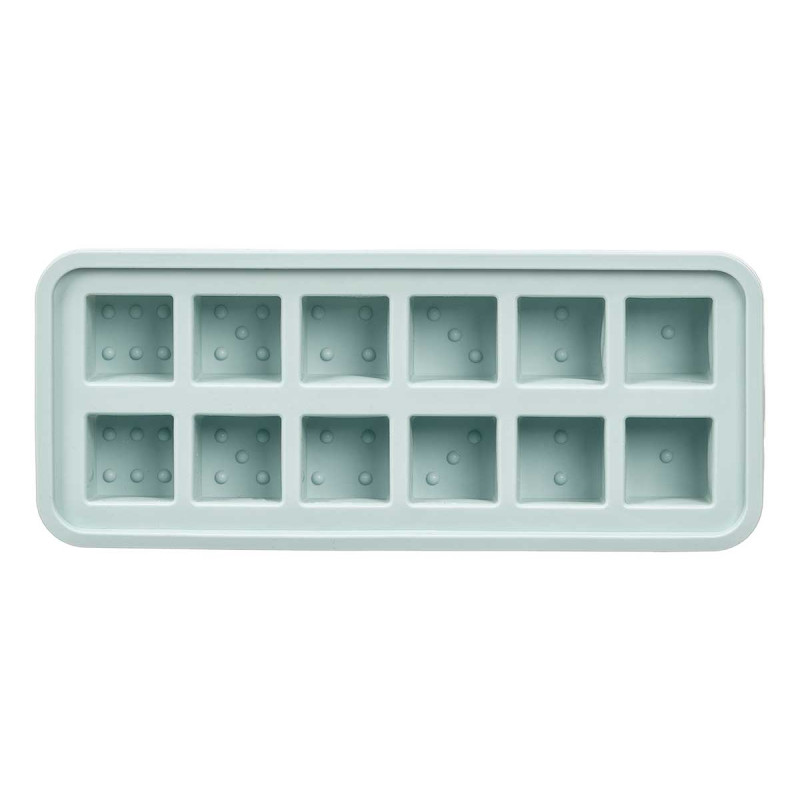 BAC À GLAÇONS 12 CUBES SILICONE ASSORTIS 4 COULEUR