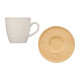 ENSEMBLE 6 TASSES RAYÉES SOUS-TASSE BAMBOU
