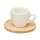 CONJUNTO 6 COPOS FORMATO PRISMA PRATOS BAMBU
