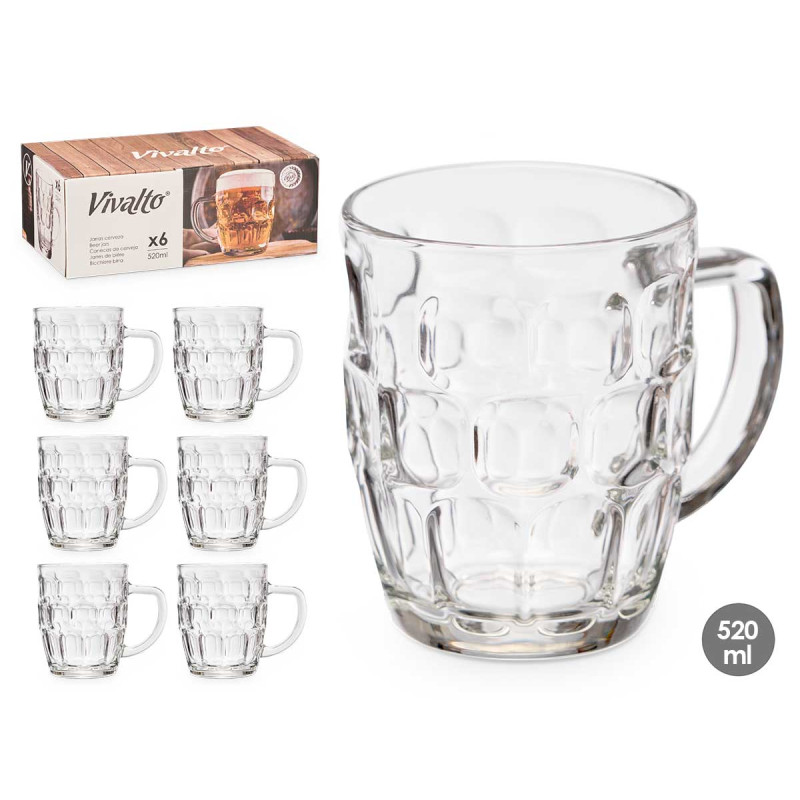 BEER MUG 520 ML HANDLE