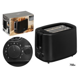 GRILLE-PAIN DOUBLE NOIR 750W