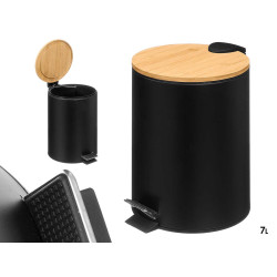 BLACK BIN BAMBOO LID 7L