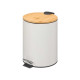 WHITE BIN BAMBOO LID 7L