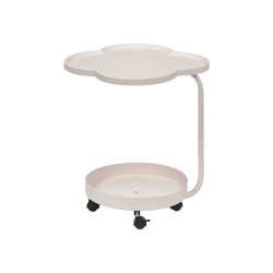 MESA AUXILIAR DOBLE BLANCA