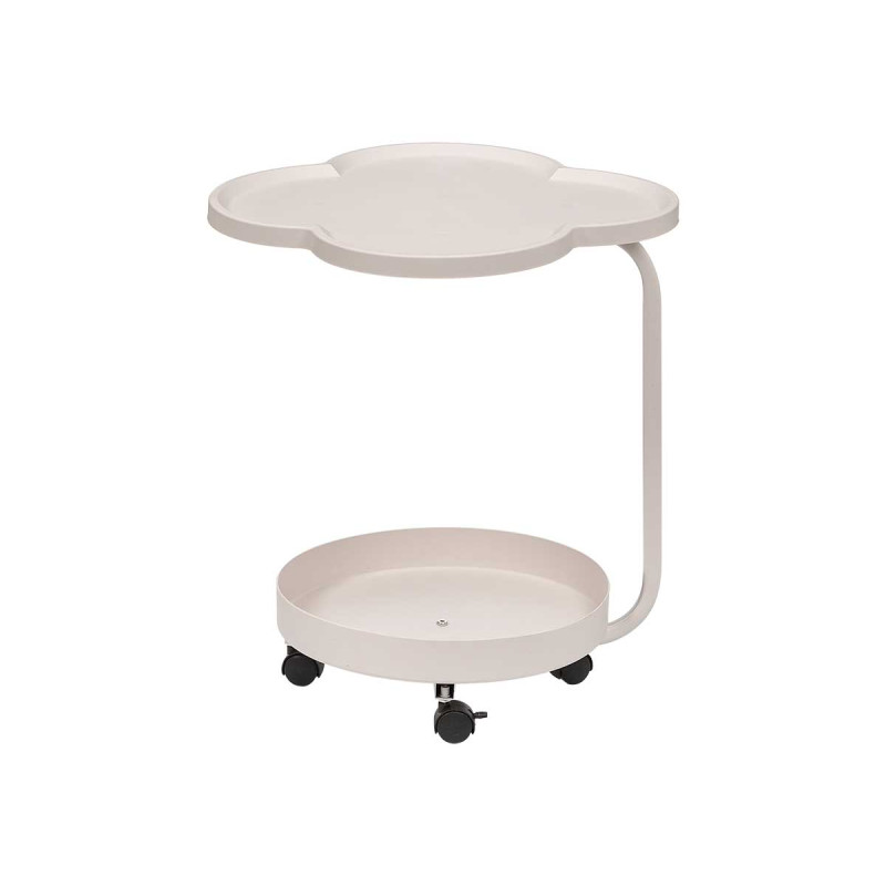 MESA AUXILIAR DOBLE BLANCA