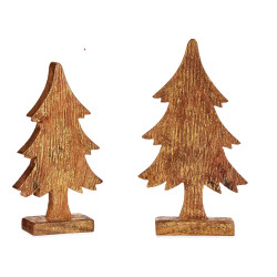 ALBERO LEGNO ORO 30CM