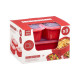 SET 3 BOÎTE ROUGE MICRO-ONDES OUVERTURE 1L 2L