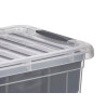 CAJA ORGANIZADORA ANTRACITA 5 HUECOS 1,2L
