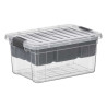SCATOLA ORGANIZZATRICE ANTRACITE 5 SCOMPARTI 3,2L