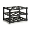 PORTABOTTIGLIE PLASTICA 12 BOTTIGLIE NERO