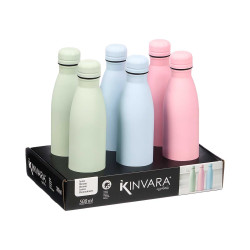 THERMOS ACIER INOX BOUTEILLE ASSORT 3 CL 500ML