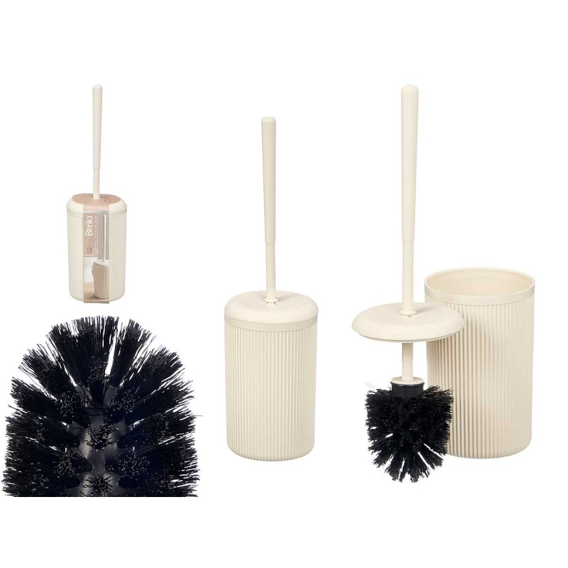 WHITE STRIPED WC BRUSH