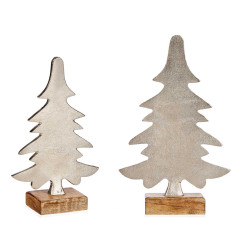 ALBERO METALLO ARGENTO MATE 26CM