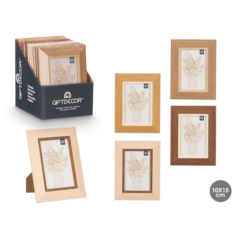 EMBOSSED PHOTO FRAME 10X15 ASSORTED 4