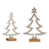 ALBERO METALLO SILHOUETTE ARGENTO MATE 34CM