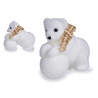 STATUETTA ORSO POLARE 14CM PALLA