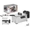 FREIDORA 3L TEFLON ACERO INOXIDABLE 2000W