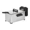 FREIDORA 3L TEFLON ACERO INOXIDABLE 2000W