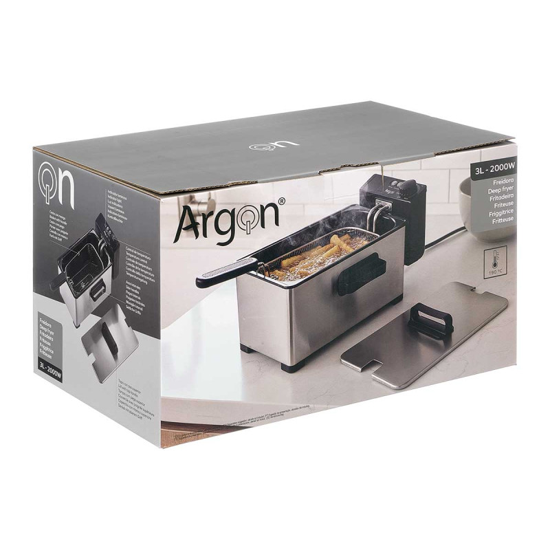 3L TEFLON STAINLESS STEEL DEEP FRYER 2000W