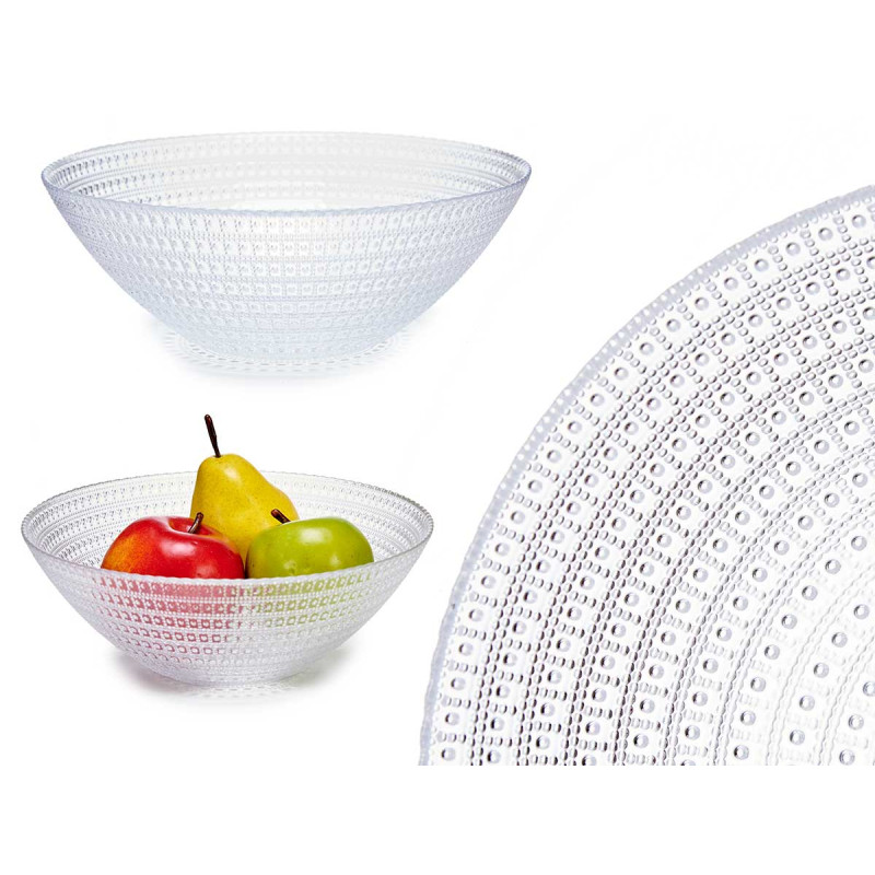 ALLURE 25CM GLASS BOWL