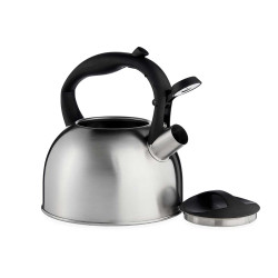 STEEL KETTLE 2,5L PLASTIC HANDLE