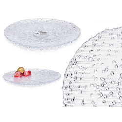 ASSIETTE VERRE BITS  24CM