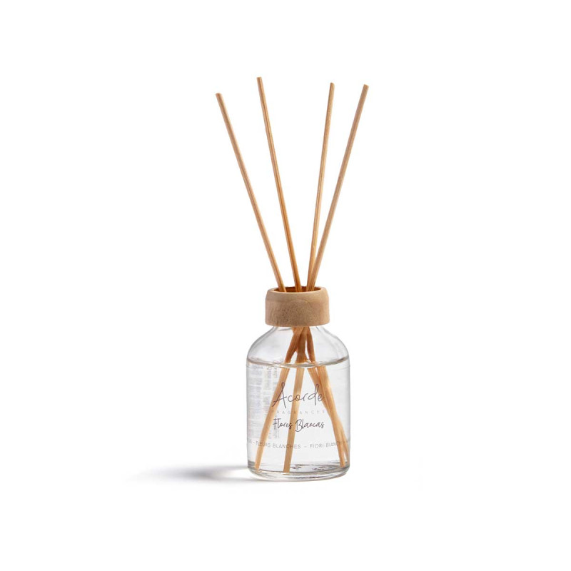 MIKADO 50 ML CON VARILLA FLORES BLANCAS