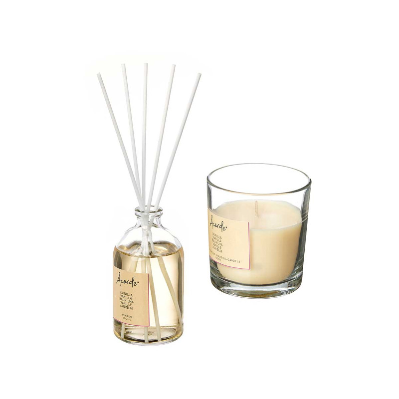 SET MIKADO 100ML VELA 30H VAINILLA