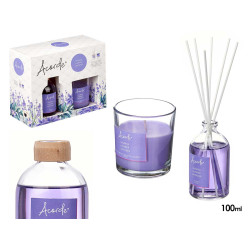 SET MIKADO 100ML VELA 30H LAVANDA