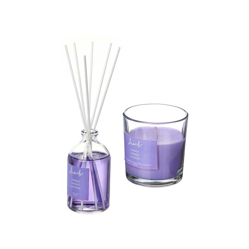 SET MIKADO 100ML VELA 30H LAVANDA