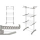 ESTENDAL TRIPLO TORRE EXTENSÍVEL BRANCO CINZA