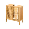 MEUBLE 2 PORTES LAVABO BAMBOU
