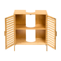 MOBILE 2 PORTE LAVABO BAMBU