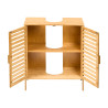 MOBILE 2 PORTE LAVABO BAMBU