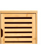 MOVEL ALTO 2 PORTAS BANHO BAMBU