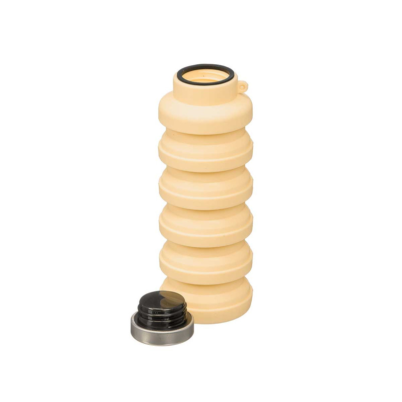 BOUTEILLE PLIABLE SILICONE MOUSQUETON ASSORT 4 COU