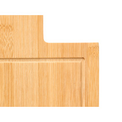 BAMBOO BOARD 14X50CM HANDLE LEGS