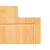 BAMBOO BOARD 14X50CM HANDLE LEGS
