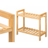 ÉTAGÈRE ORGANISATEUR 2 TABLETTES BAMBOU